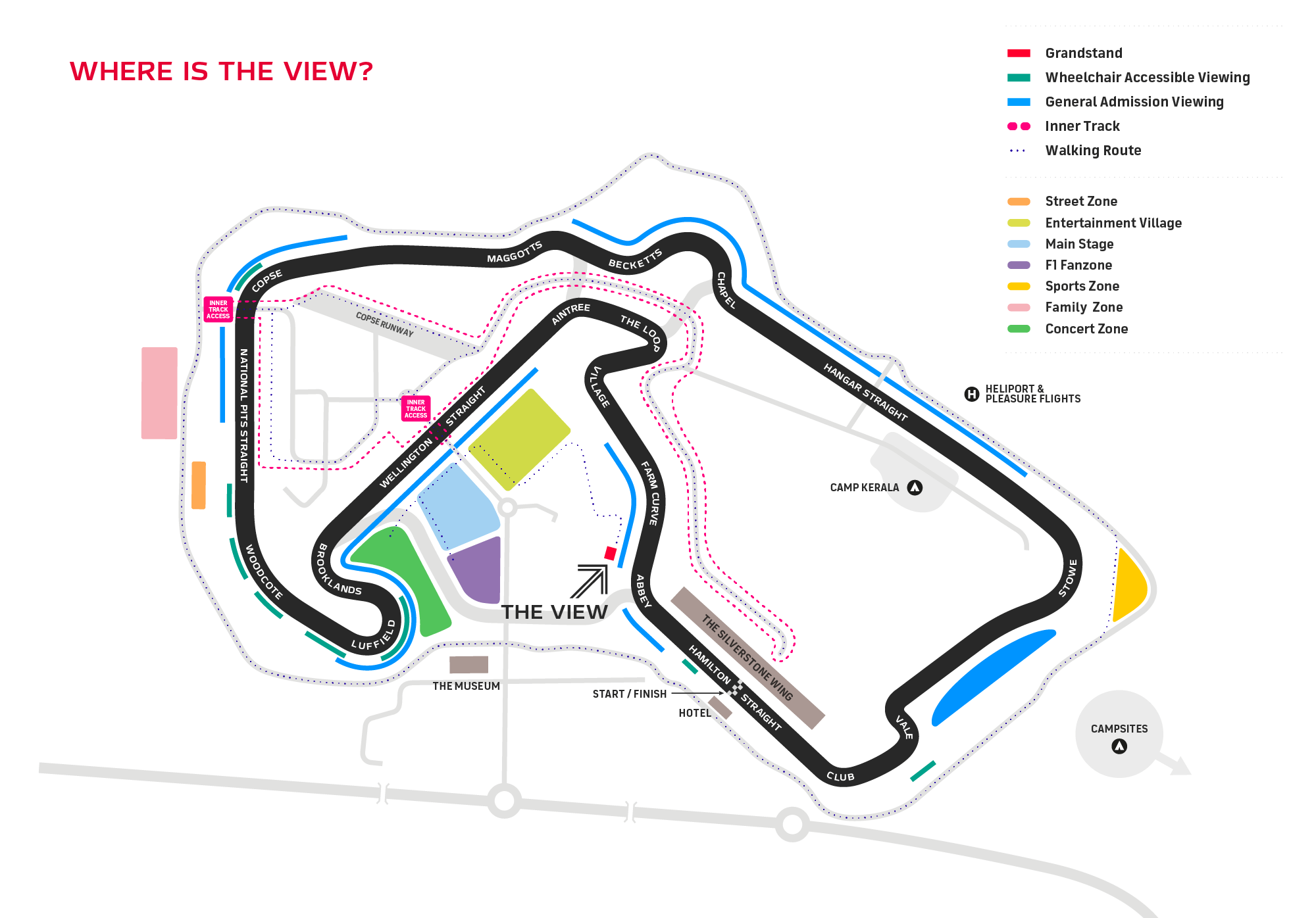 Formula 1 Pirelli British Grand Prix Area Overview Silverstone