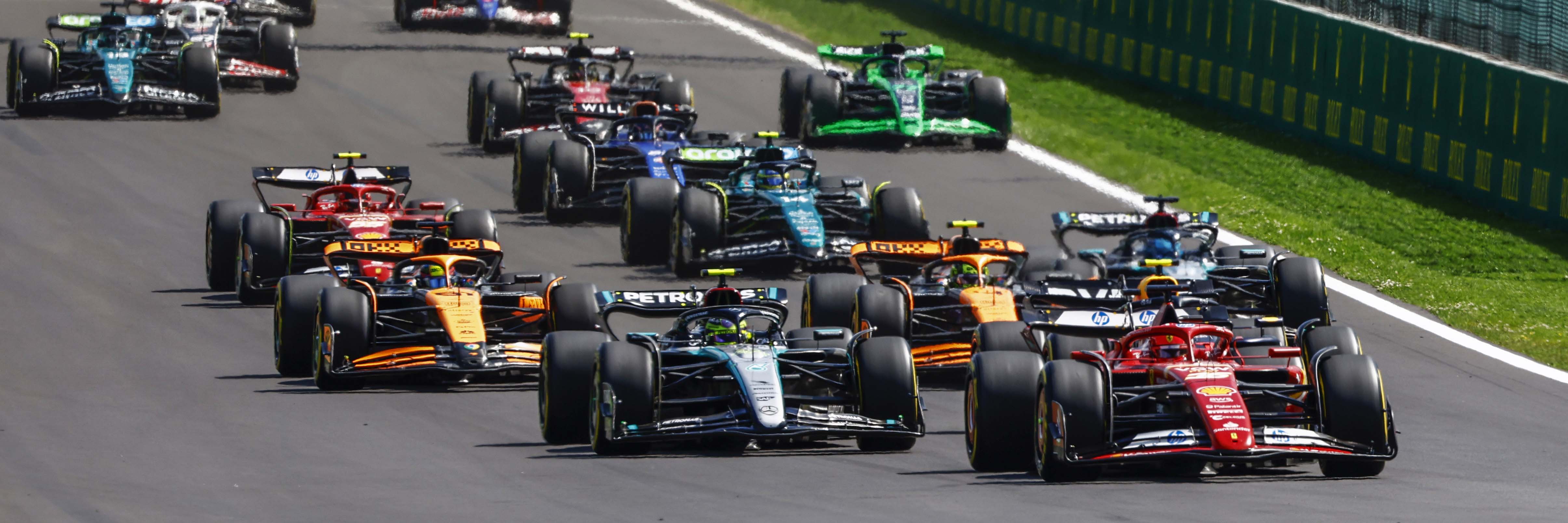 Ferrari leads the field at Spa