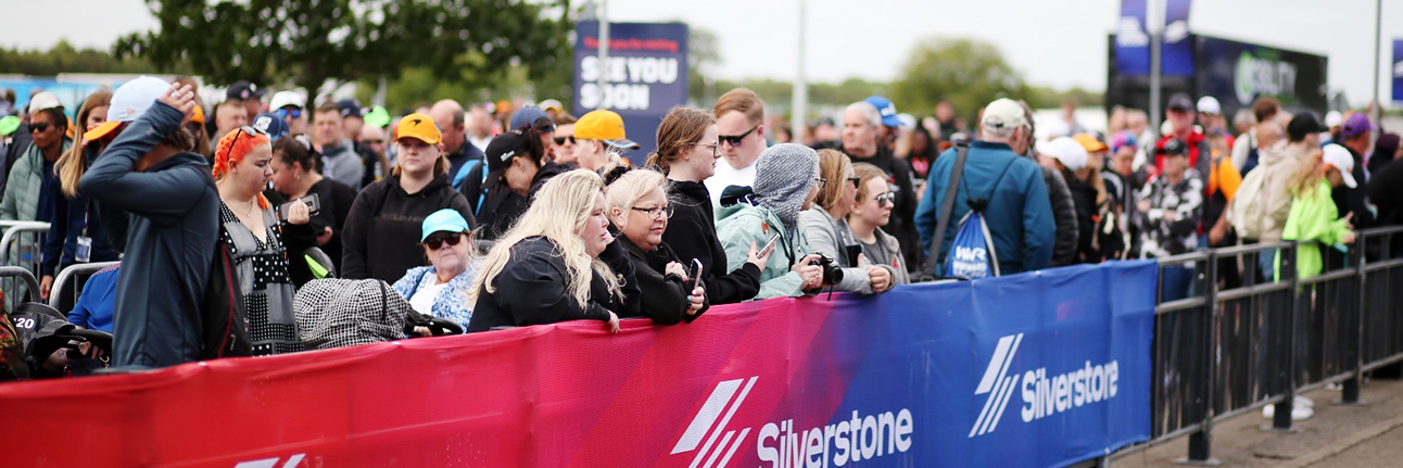 Fans at the 2024 British Grand Prix