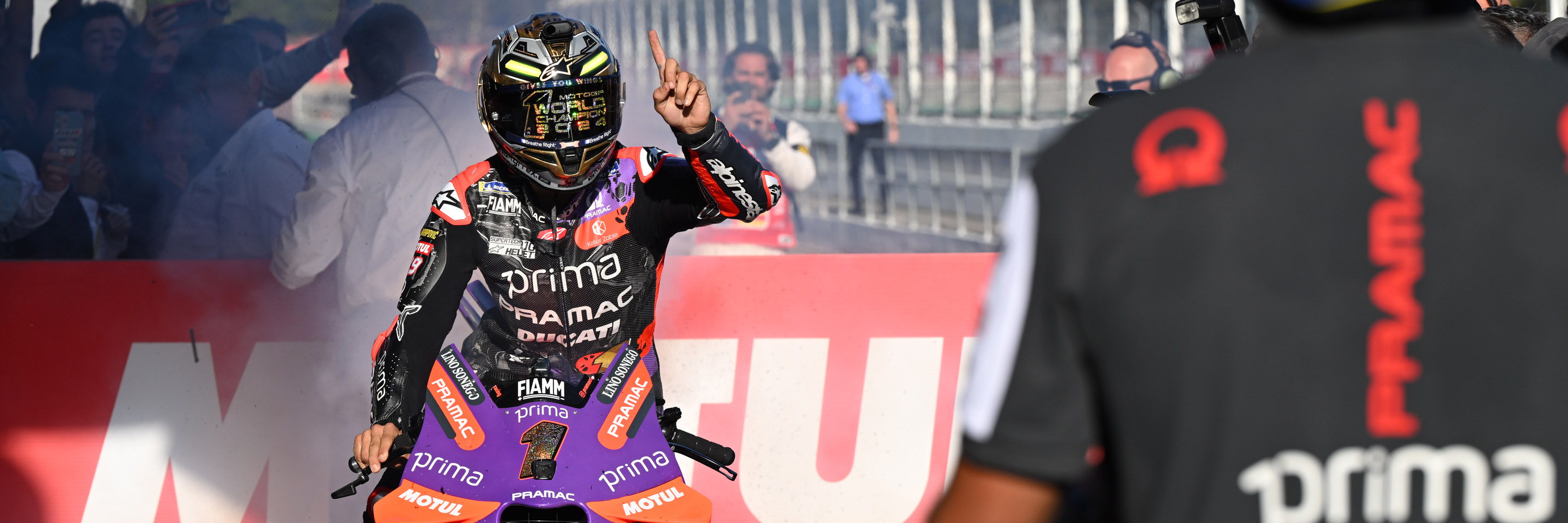 Martin wins the 2024 MotoGP title in Barcelona