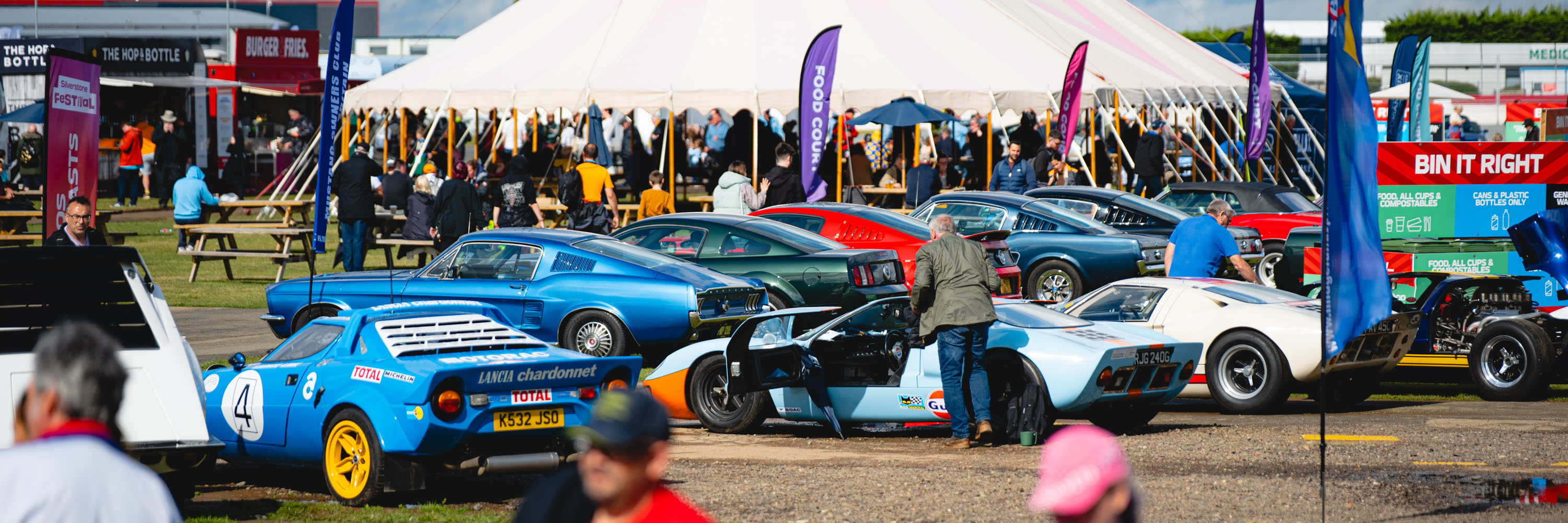 Classic cars at the Silverstone Festival