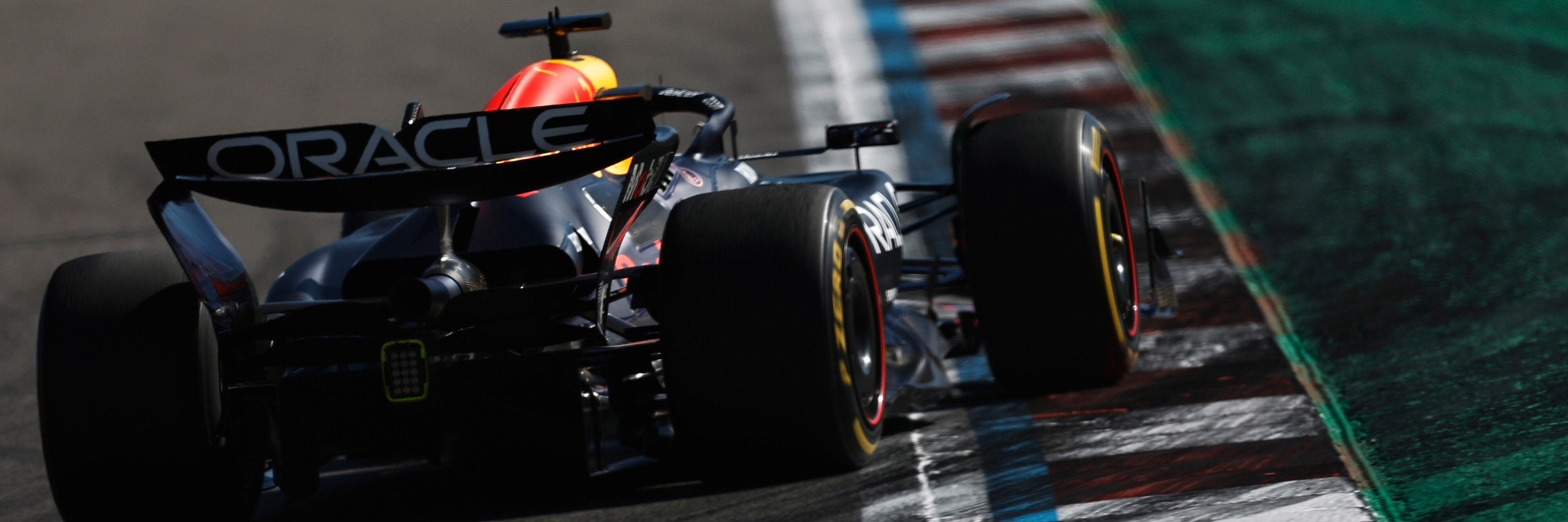 Max Verstappen on track at the Circuit of the Americas