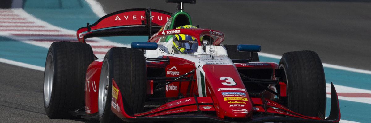 Oliver Bearman in his Prema F2 car