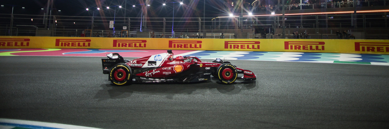 Charles Leclerc takes first Ferrari podium of 2025 in Saudi Arabia