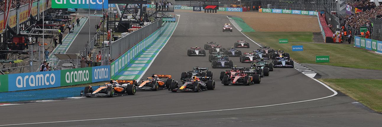 Turn One at the 2023 British Grand Prix