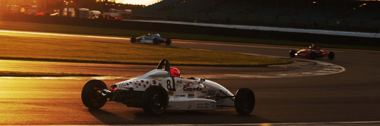 Drivers racing in the Formula Ford Walter Hayes Trophy at Silverstone