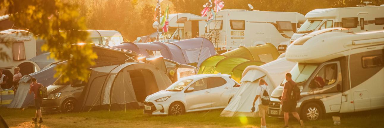 Camping at Silverstone in the Cartmel area