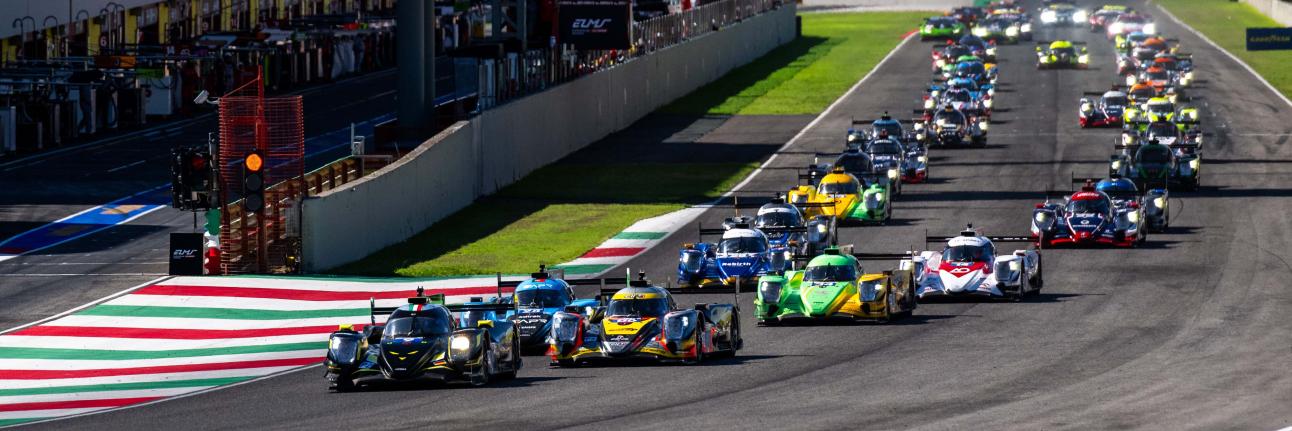 ELMS cars racing at Mugello