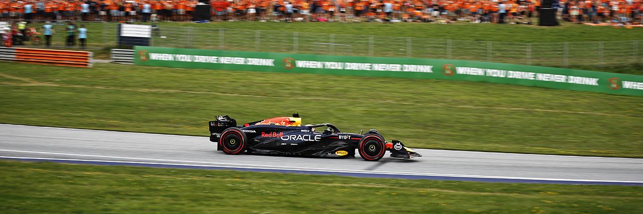 Max Verstappen on track at the 2024 Austrian Grand Prix