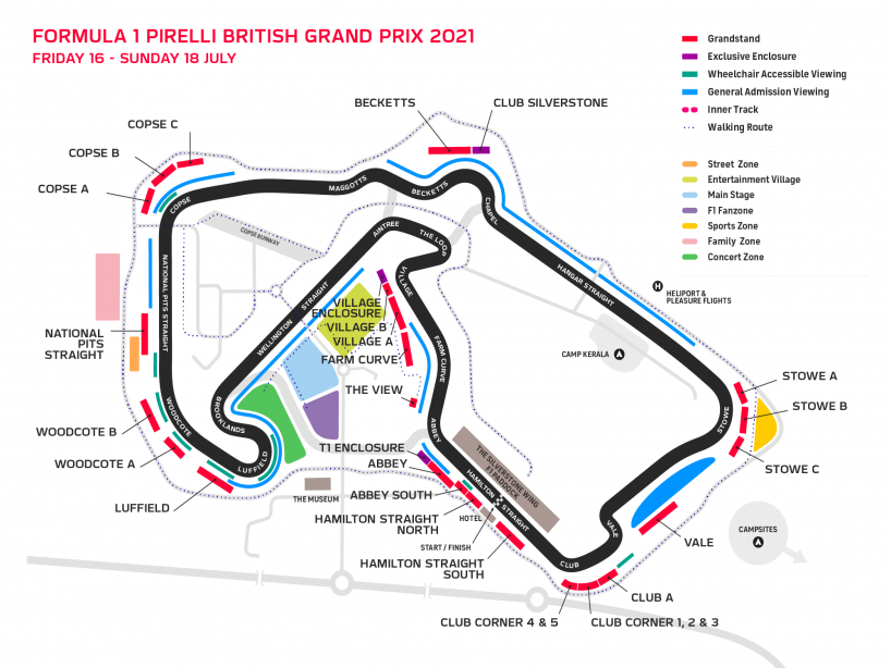 Formula 1 Pirelli British Grand Prix Prices Silverstone