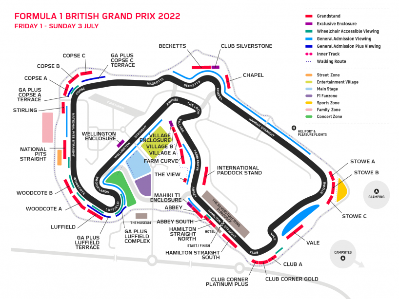 Formula 1 British Grand Prix Prices Silverstone