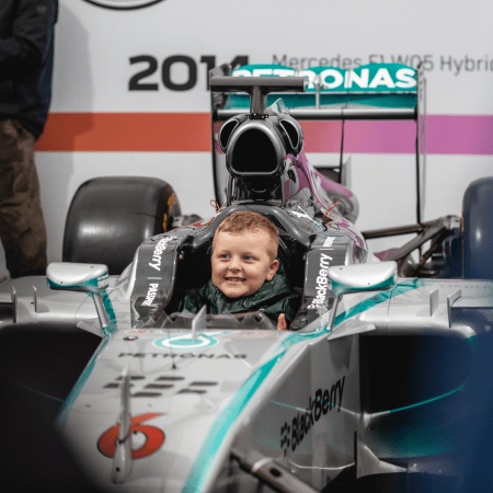 Silverstone Festival - Mercedes fan