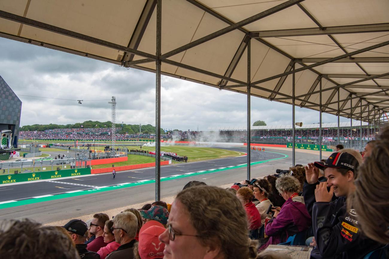 View from Hamilton Straight Grandstand