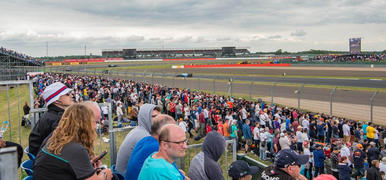 view from Village A grandstand