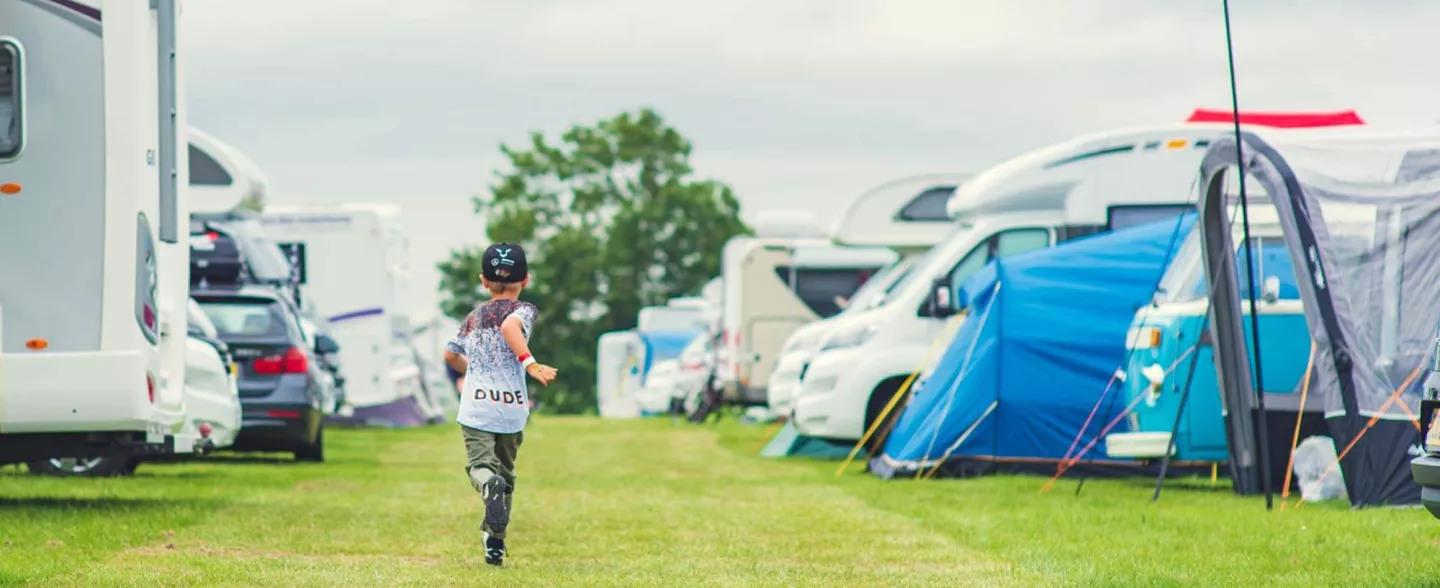 camping at Silverstone 