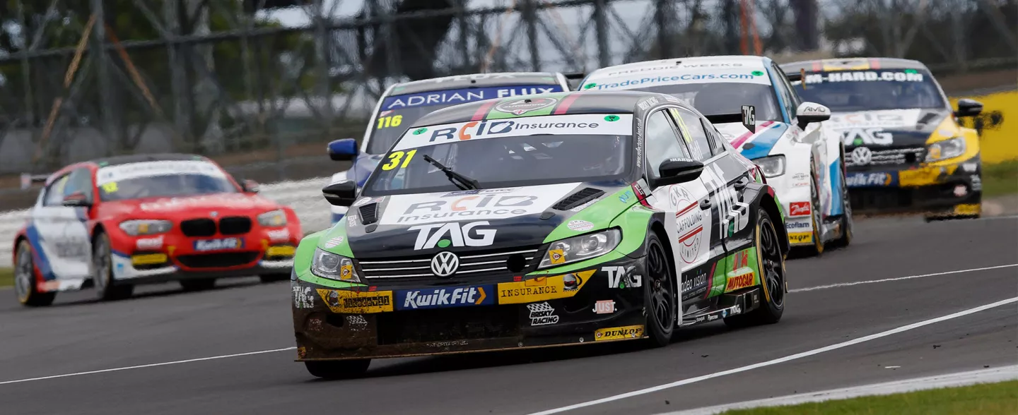 British Touring Cars on track