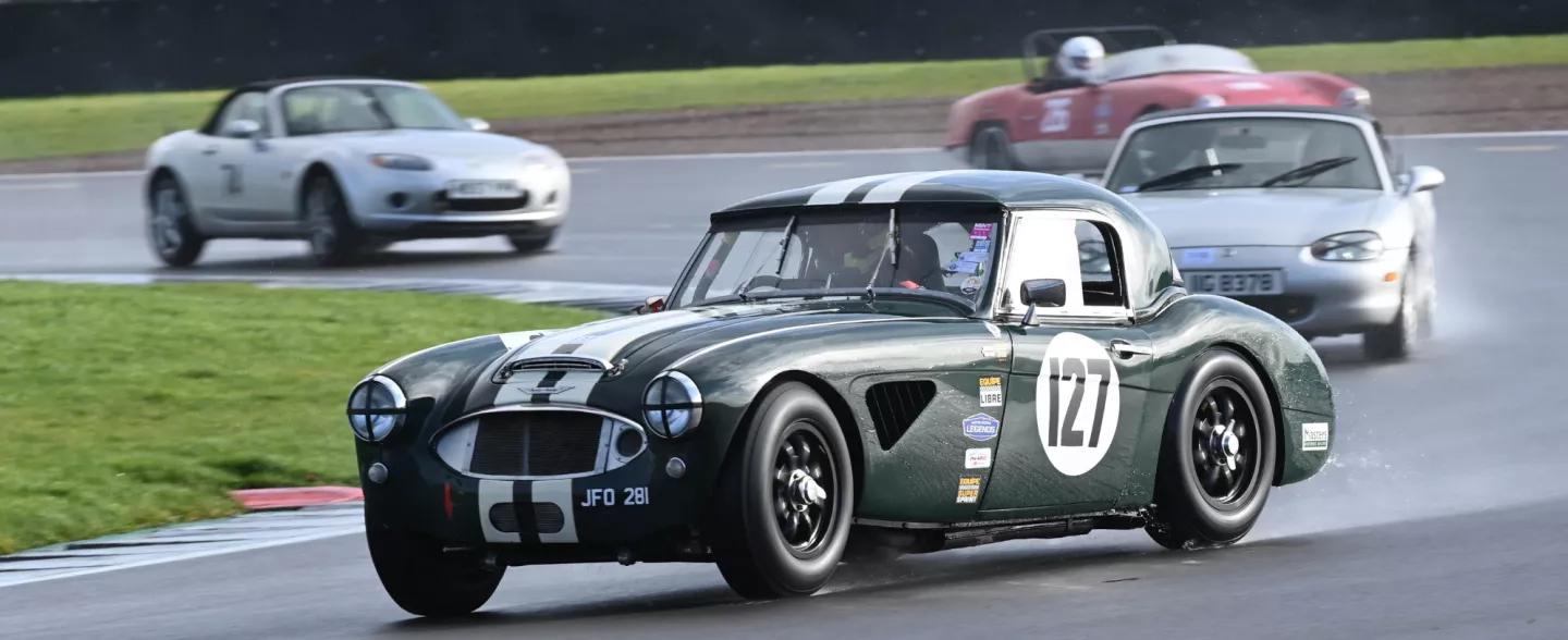 vscc cars on track