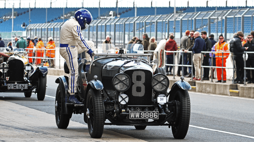 vscc cars on track