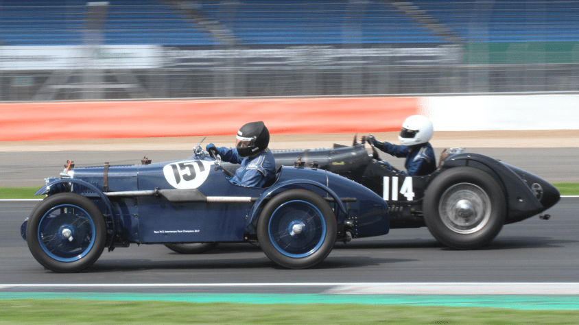 vscc cars on track